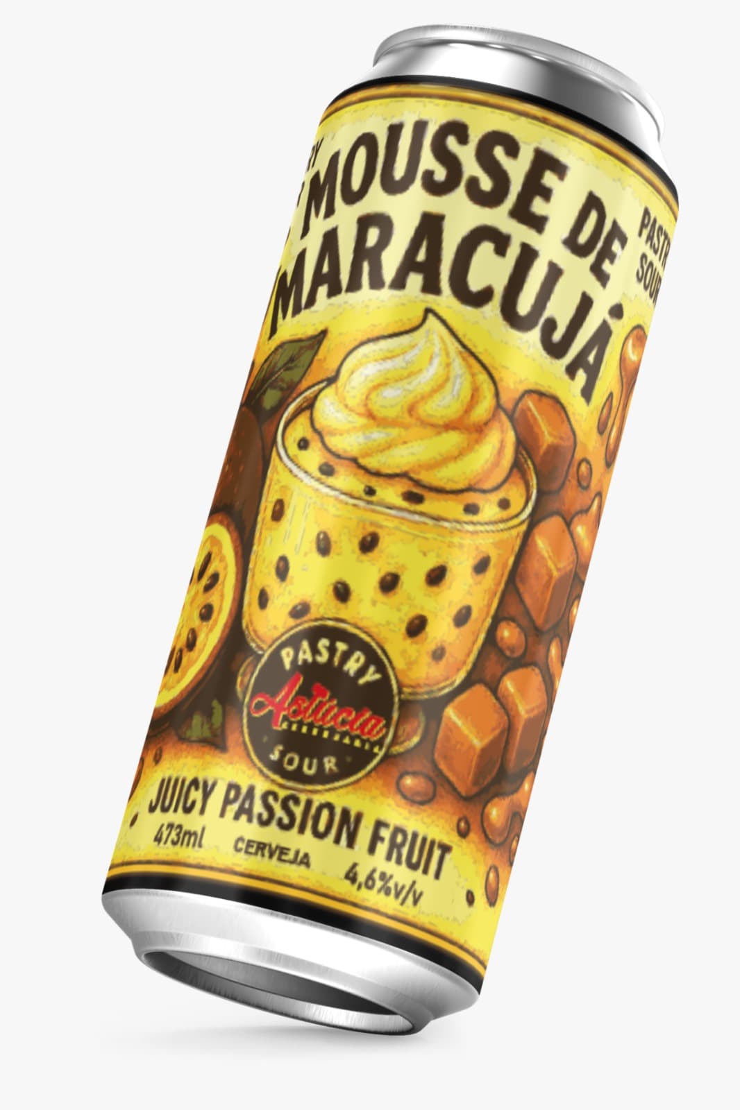 Cerveja Astúcia Mousse de Maracujá